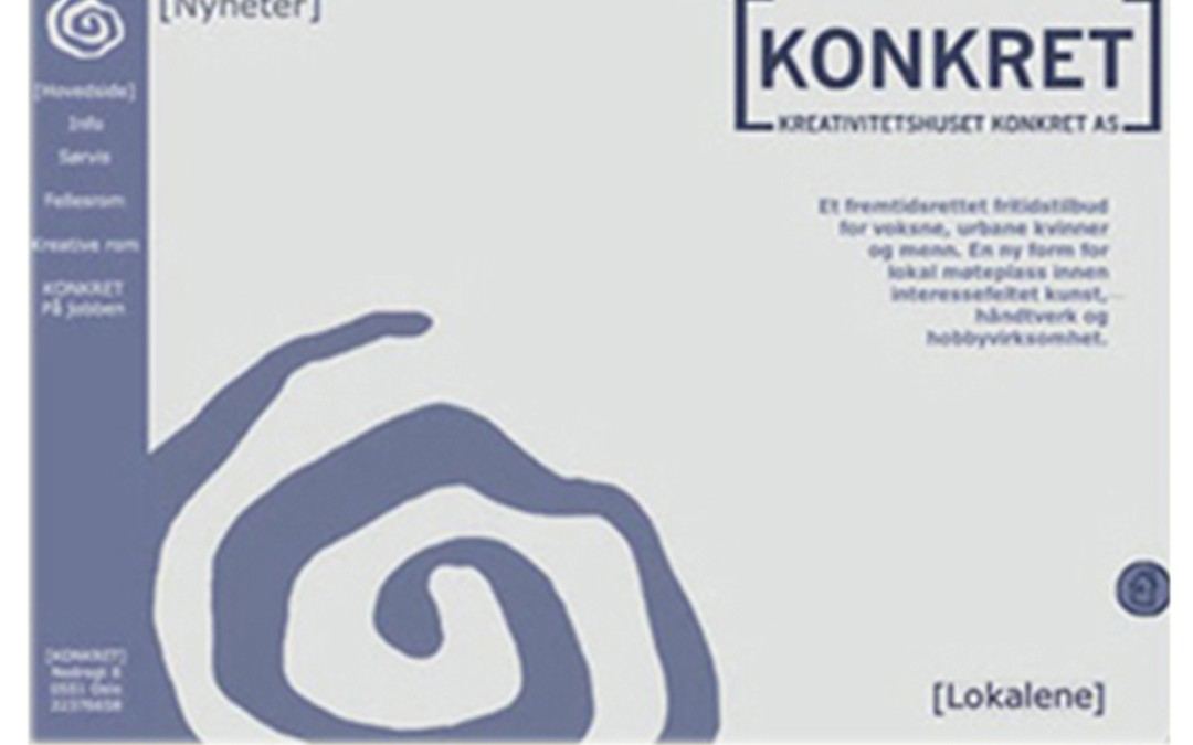 Konkret AS – websiden